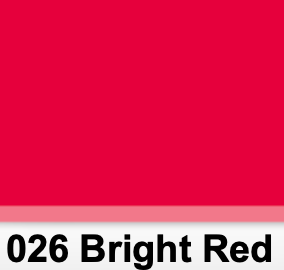 LEE 026 HT BRIGHT RED