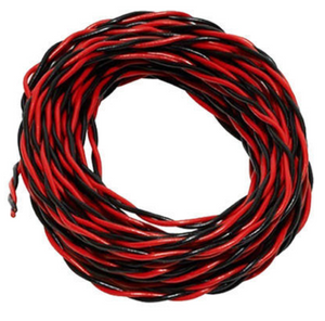 12/2 TWISTED RED AND BLACK CABLE 800 FEET ROOL