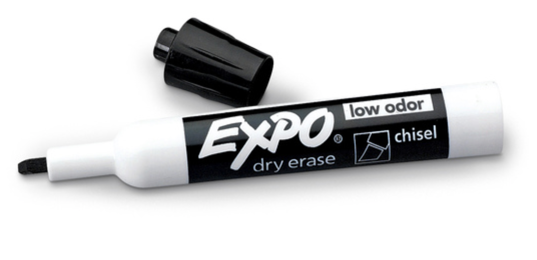 EXPO DRY ERASE MARKER - BLACK