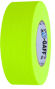 Gaffer Tape 2" Fluorescent Yellow