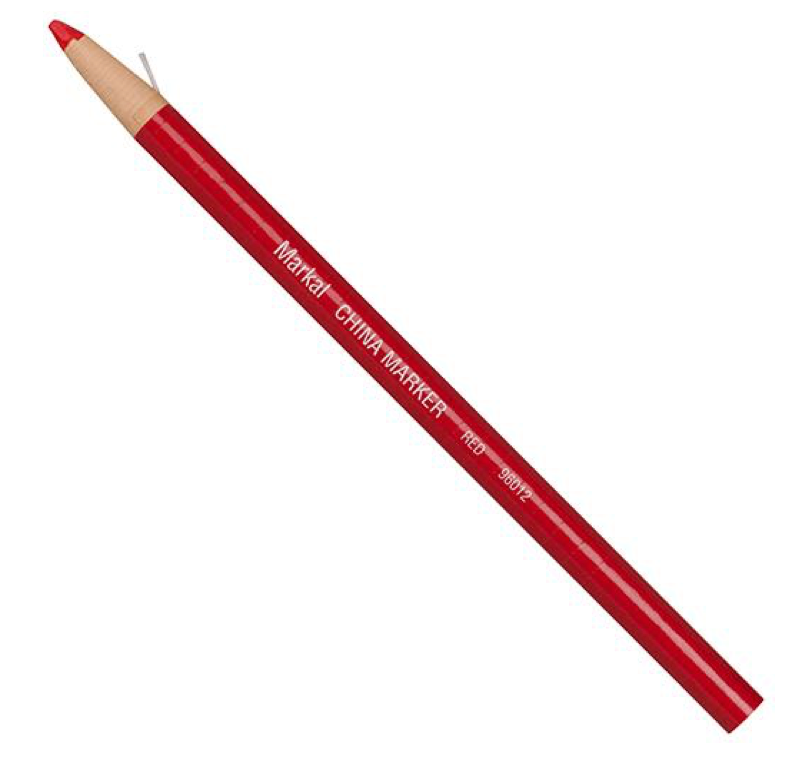 CHINA MARKER RED (GREASE PENCIL)