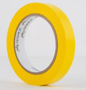 Paper Tape 1/2" Yellow