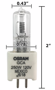 TUNGSTEN GCA 250W 120V BULB