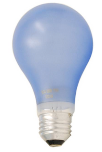 MEDIUM BASE BCA 250W BLUE BULB FROST