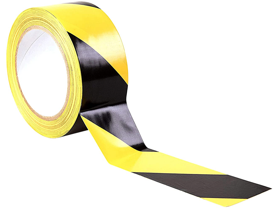 HAZARD TAPE 2" YELLOW