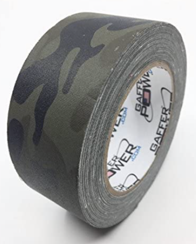 Gaffer Tape 2" CAMOUFLAGE GREEN